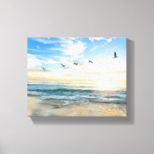 Ocean Wrapped Canvas