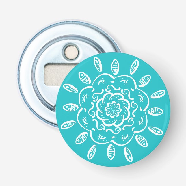 Oceana Mandala Bottle Opener (Front)