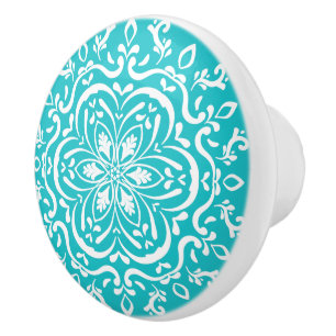 Oceana Mandala Ceramic Knob