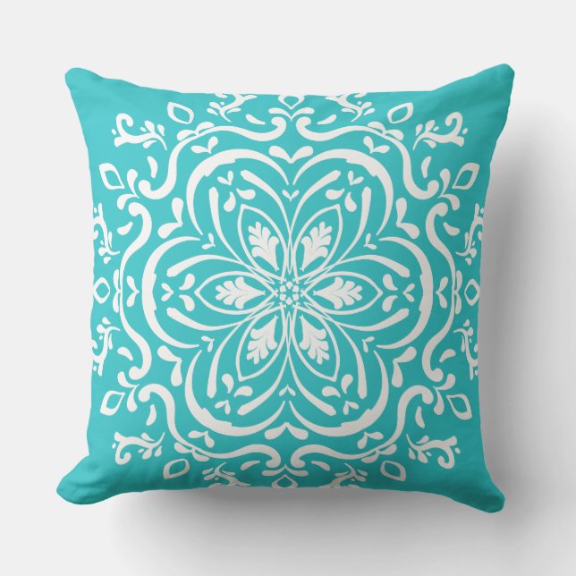 Oceana Mandala Outdoor Cushion (Front)