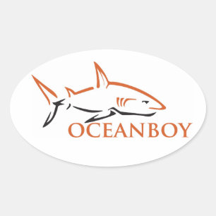 Oceanboy Oval Sticker