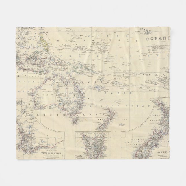 Oceania 2 fleece blanket (Front (Horizontal))