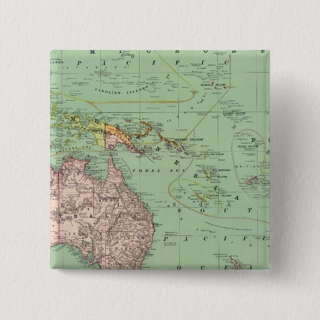 Oceania, Malaysia 15 Cm Square Badge (Front)
