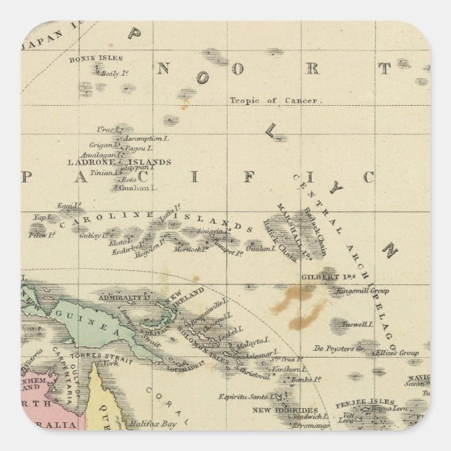 Oceania Square Sticker (Front)