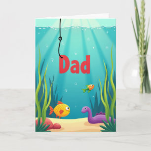Oceanic Dad Illustration Card