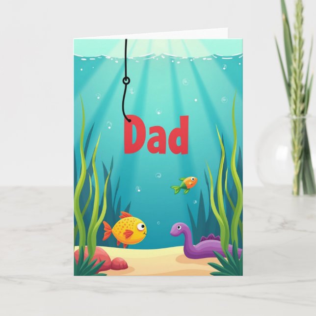 Oceanic Dad Illustration Card (Front)