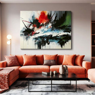 Oceanic Explosion Canvas Print