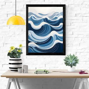 Oceanic Harmony: A Serene Seascape Poster