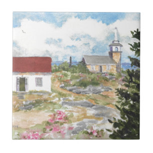 Oceanic Hotel on Star Island View Tile