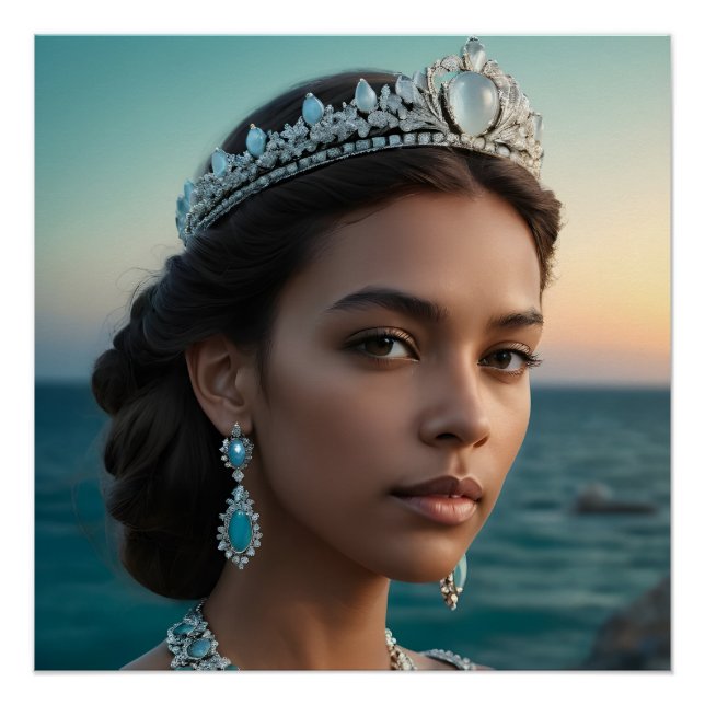 Oceanic Jewel Glow Poster (Front)