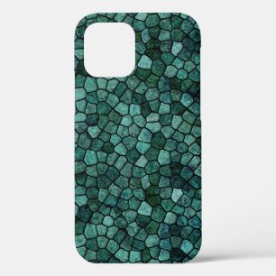 Oceanic Mosaic Crust Texture Abstract Pattern iPhone 12 Case