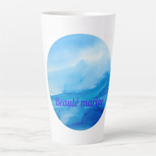 Oceanic Wavy Beauty Latte Mug