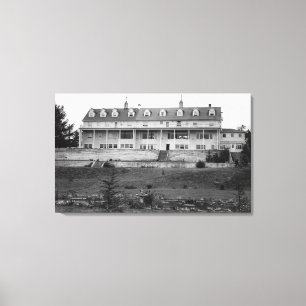 Oceanlake, Oregon View of the Dorchester House Canvas Print