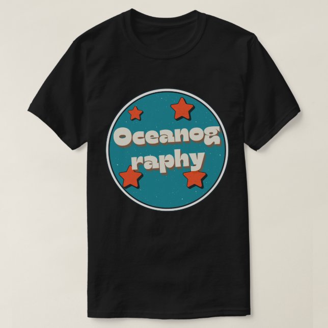 Oceanography T-Shirt (Design Front)
