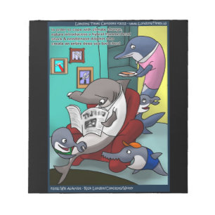 Oceanograpy/Global Warming Cartoon Notepad by Rick
