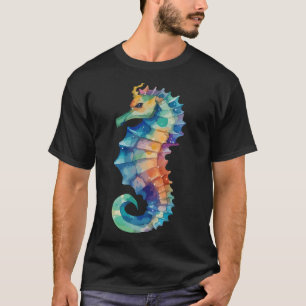 Ocean's Ballet: A Seahorse's Grace T-Shirt