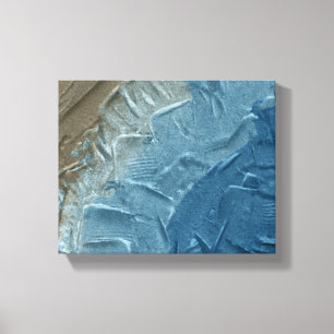 Ocean's Edge: A Digital Painting of Tranquillity Canvas Print