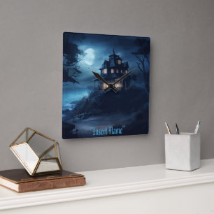 Ocean's Edge Manor Square Wall Clock