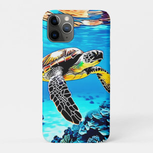 Ocean's Embrace: Sea Turtle's Journey Case-Mate iPhone Case