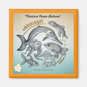 "Ocean's Endangered Gems" Magnet
