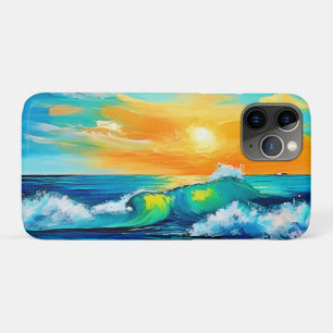 Ocean's Kiss: Sunset Waves Case-Mate iPhone Case