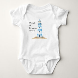 Oceans of Cuteness Ahead – Nautical  Baby Bodysuit