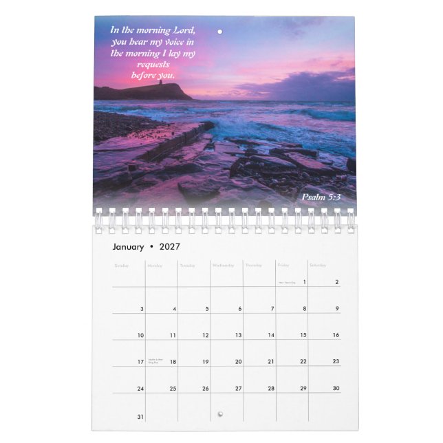 Oceans of Love 2026 Calendar (Jan 2027)