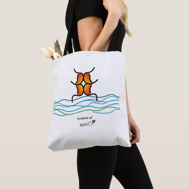 oceans of muackS!!! - Soul Tote Bag (Close Up)