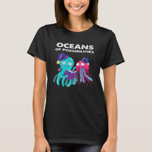Oceans Of Possibilities Sea Animal Summer Reading  T-Shirt
