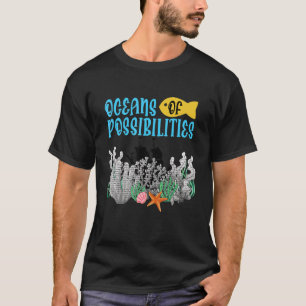 Oceans Of Possibilities Summer Reading 2022 Coral T-Shirt