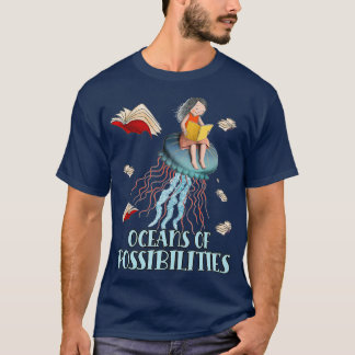 Oceans of Possibilities Summer Reading 2022 Librar T-Shirt