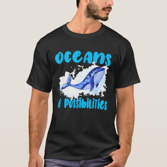 Oceans of Possibilities Summer Reading 2022 Librar T-Shirt (Front)