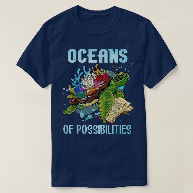 Oceans of Possibilities Summer Reading 2022 Tshirt (Design Front)