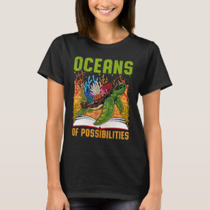 Oceans Of Possibilities Summer Reading Librarian T T-Shirt