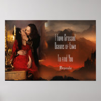 Oceans of Time - Dracula Quote Poster