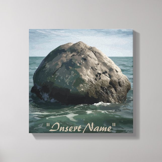 Ocean's Sentinel Canvas Print (Front)