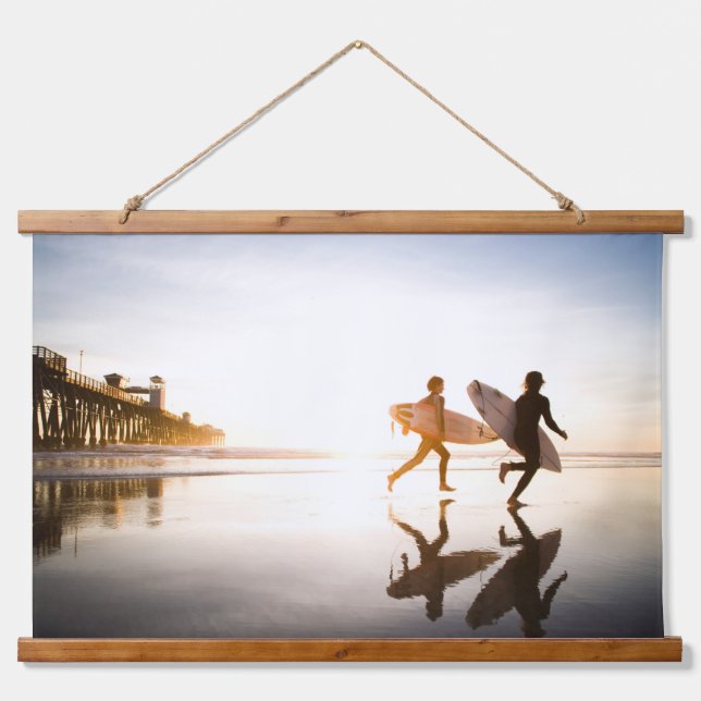 Oceanside Beach Hanging Tapestry (Front)