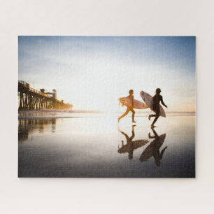 Oceanside Beach Jigsaw Puzzle