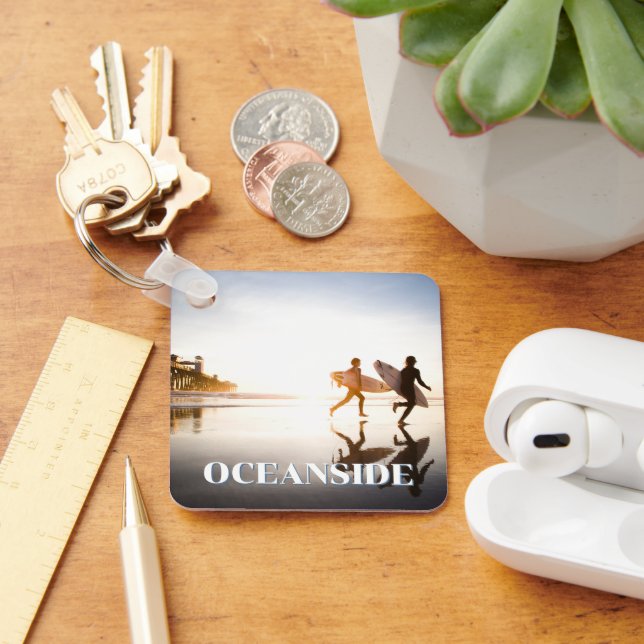 Oceanside Beach Key Ring (Desk)