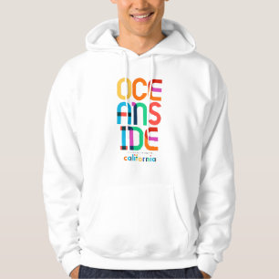 Oceanside California Mid Century, Pop Art, Hoodie