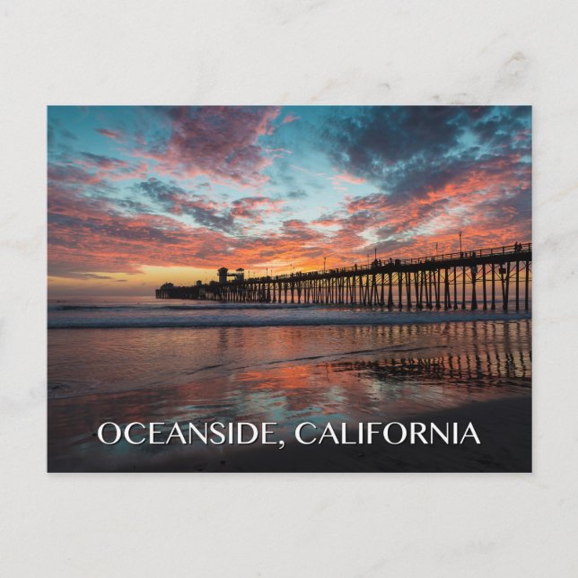 Oceanside California Postcard (Front)