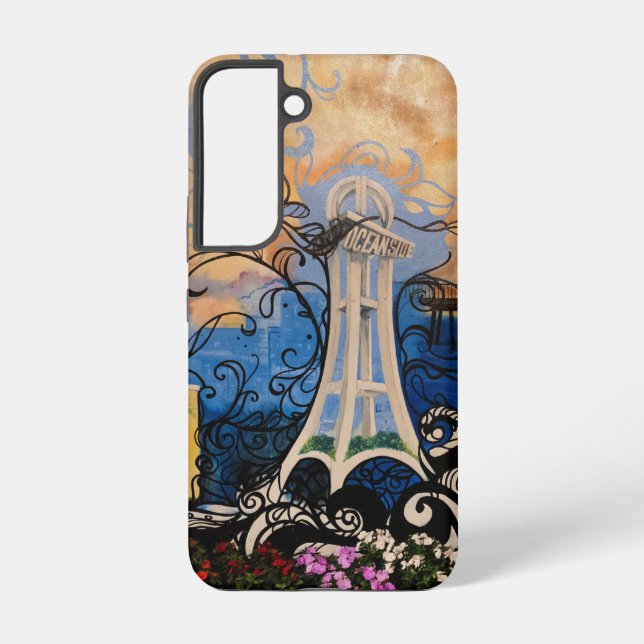 Oceanside Graffiti Samsung Galaxy S22 Case (Back)