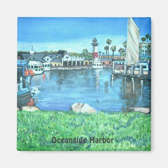 Oceanside Harbour -  Magnet (Front)
