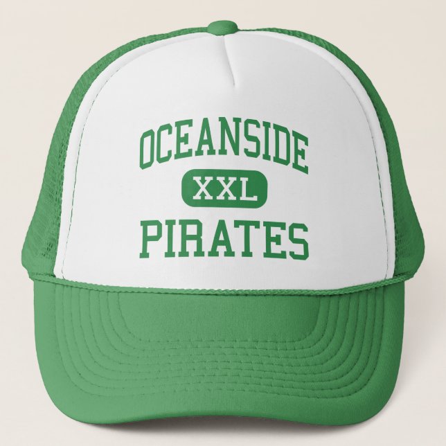 Oceanside - Pirates - High - Oceanside California Trucker Hat (Front)