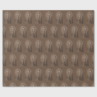 Oceline Ocelot Look Mermaid Gown Pattern Wrapping Paper