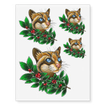 Ocelot Cat's Berries (neotraditional)