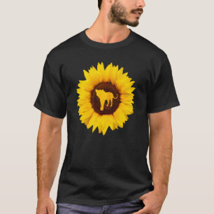 Ocelot For Women Men Wildcat Animal Sunflower T-Shirt
