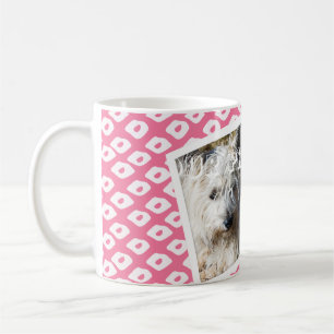 Ocelot Pattern Add Your Own Photo Mug - Pink
