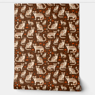 Ocelot Pattern Wallpaper
