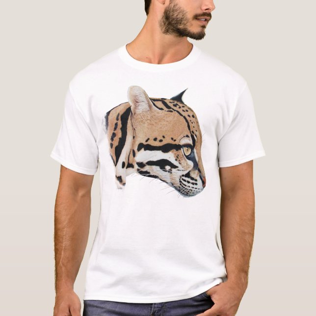 Ocelot Portrait T-Shirt (Front)